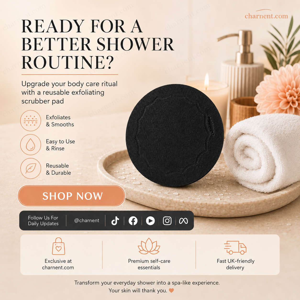 Scrub Bath Pads