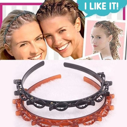 Double Bangs Hairstyle Hairpin