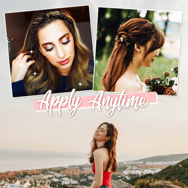 Double Bangs Hairstyle Hairpin