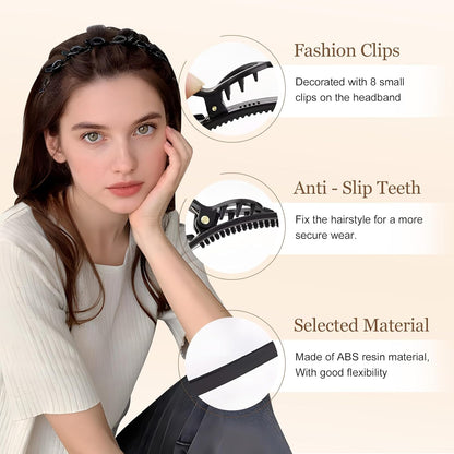 Double Bangs Hairstyle Hairpin