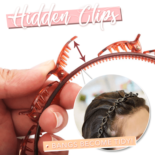 Double Bangs Hairstyle Hairpin