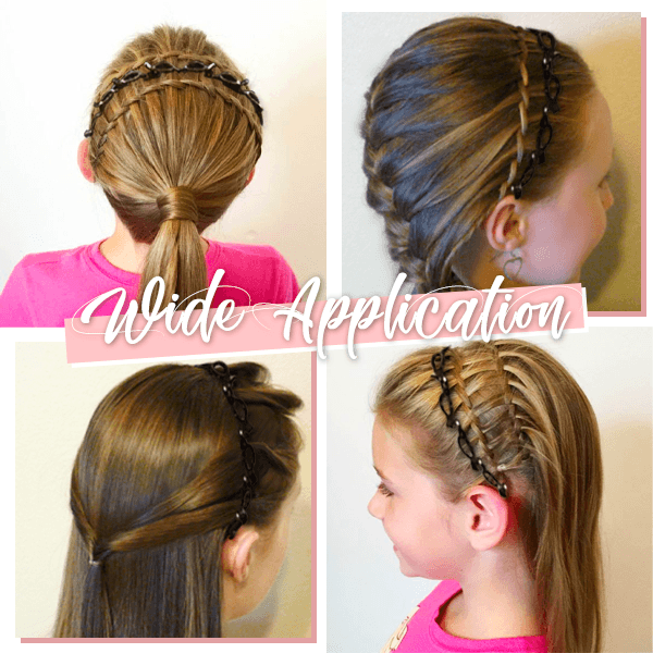 Double Bangs Hairstyle Hairpin