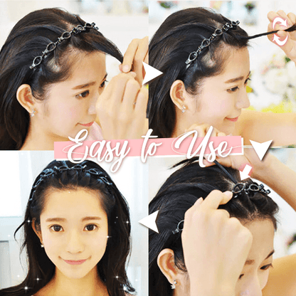 Double Bangs Hairstyle Hairpin