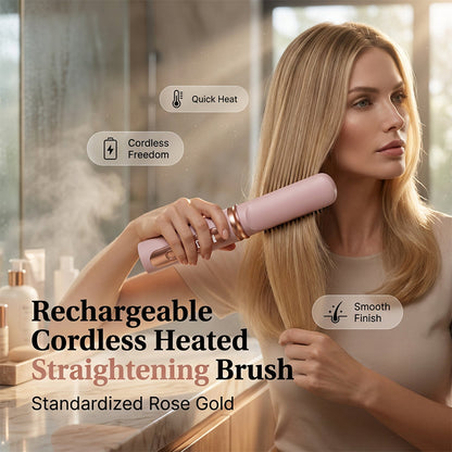Cordless Heated Straightening Brush